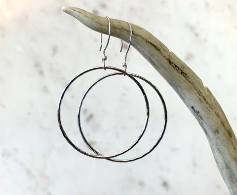 Sterling Hoop Earrings