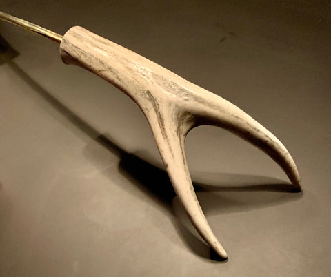 Antler and Solid Brass Backscratcher