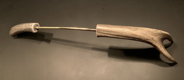 Antler and Solid Brass Backscratcher