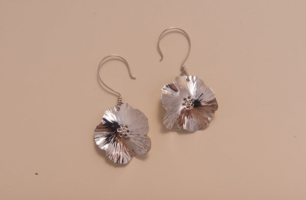 Sterling Silver Pear Blossom Earrings