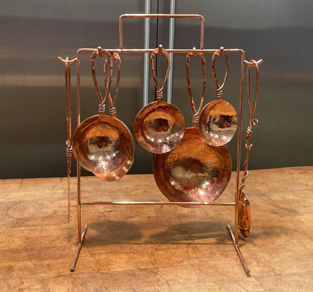 Copper Measuring Cup Rack Ben & Lael