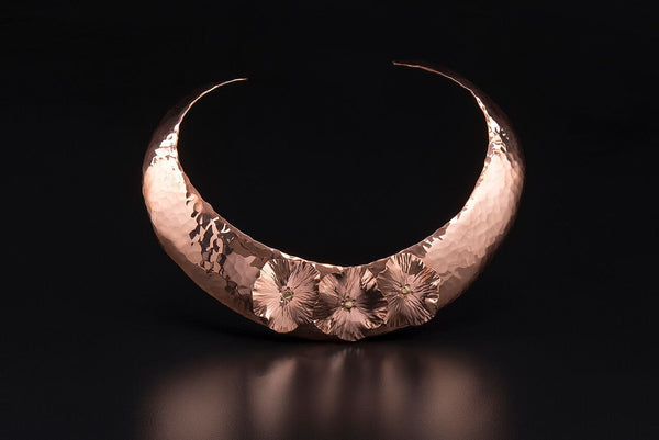 Copper Pear Blossom Necklace