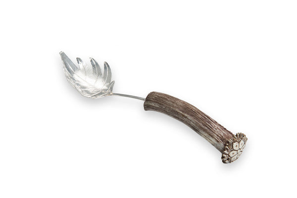 Silver Fern Pasta Server